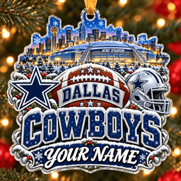 Dallas Cowboys Christmas NFL Acrylic Ornament Personalized Gift For Fan - Limited Edition