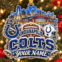 Indianapolis Colts Christmas NFL Acrylic Ornament Personalized Gift For Fan - Limited Edition