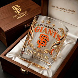 San Francisco Giants MLB Whiskey Glass Custom Any Name Gifts For Fan - Limited Edition