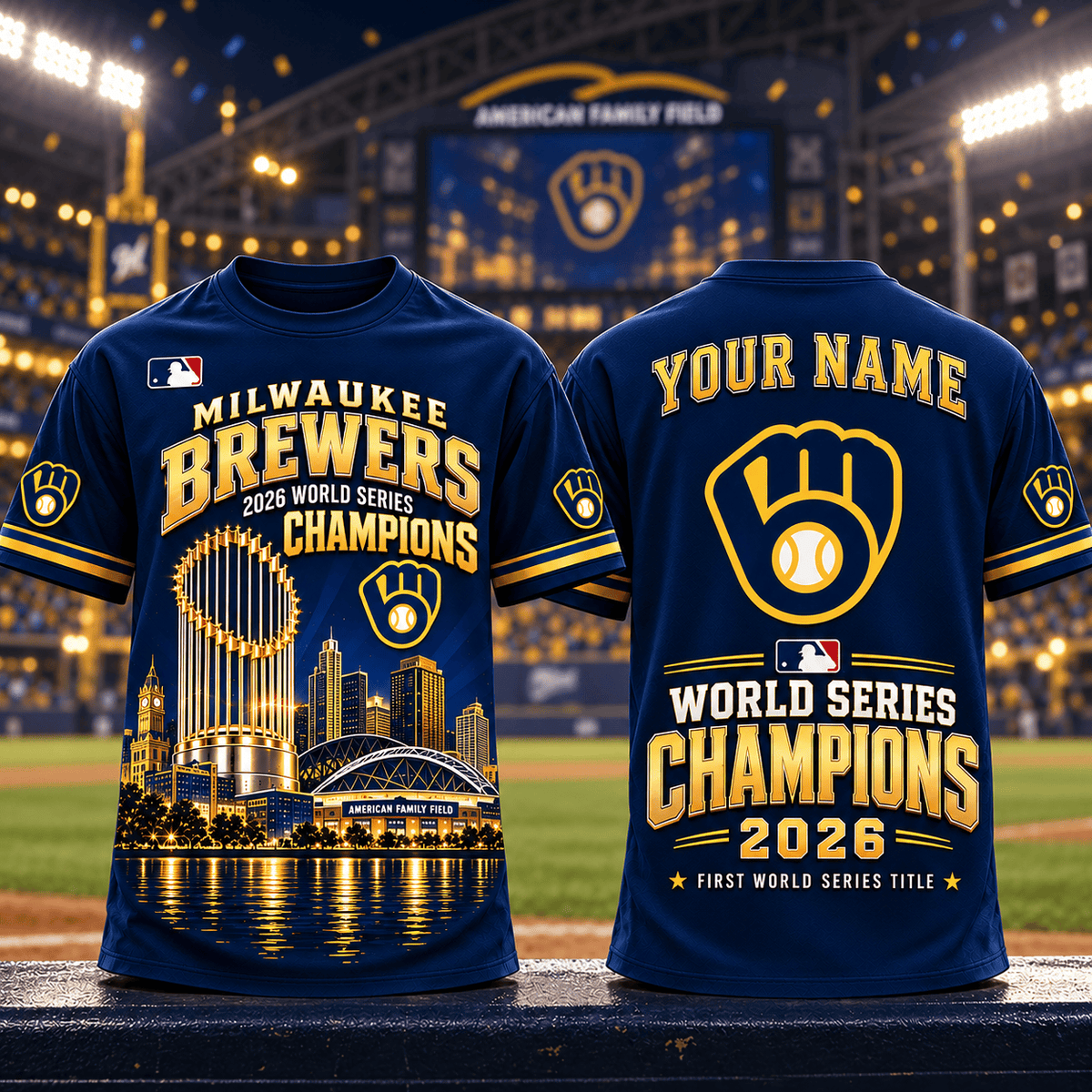 Milwaukee Brewers 2026 World Series Champions T Shirt Sweatshirt Hoodie Gift For Fan - Limited Edition
