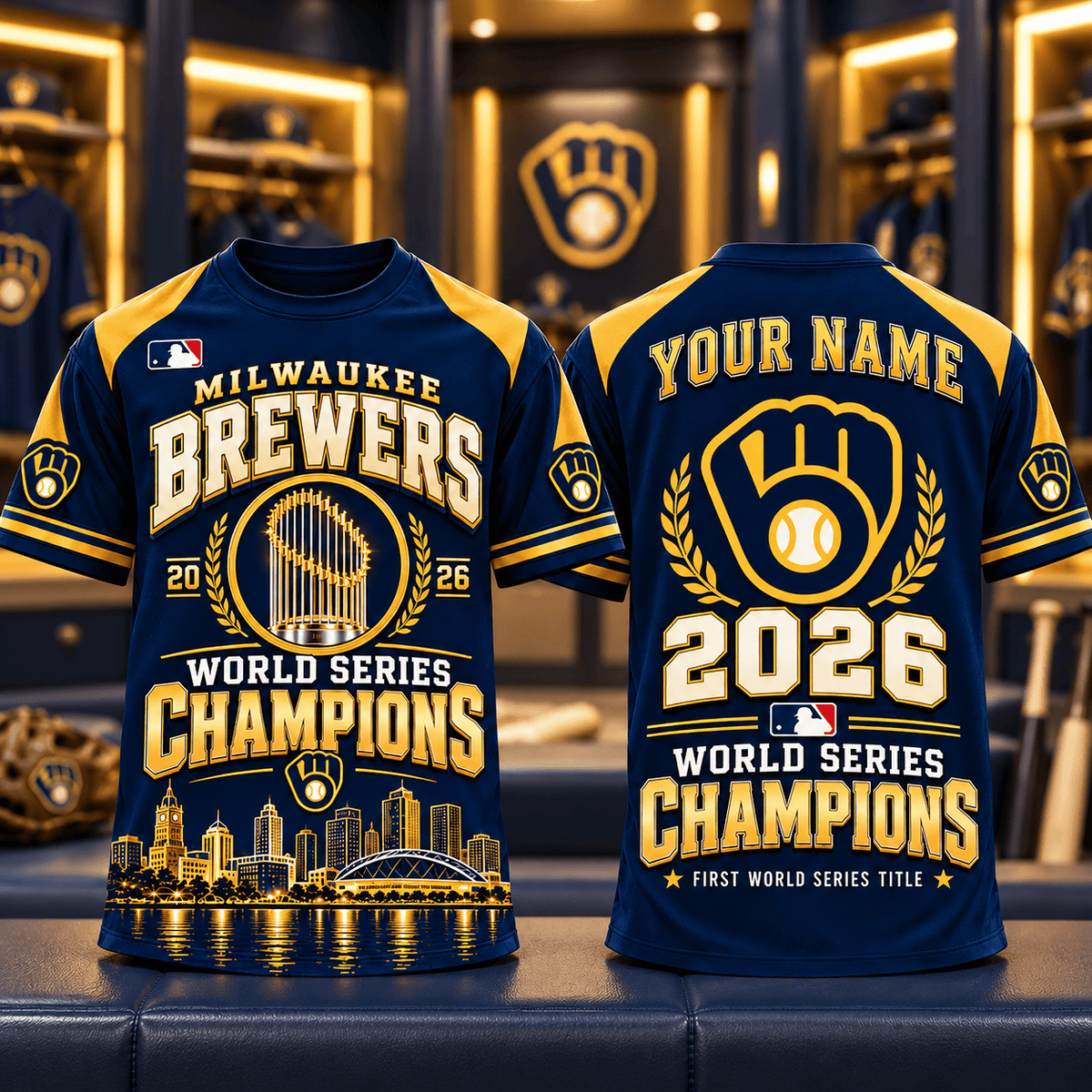 Milwaukee Brewers 2026 World Series Champions T Shirt Sweatshirt Hoodie Gift For Fan - Limited Edition