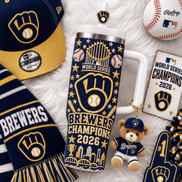 Milwaukee Brewers 2026 World Series Champions Bling Tumbler Rhinestones Gift For Fan - Limited Edition