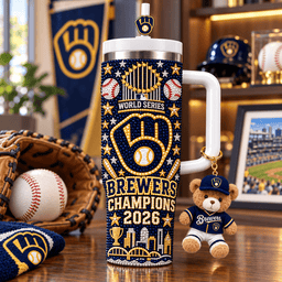 Milwaukee Brewers 2026 World Series Champions Bling Tumbler Rhinestones Gift For Fan - Limited Edition