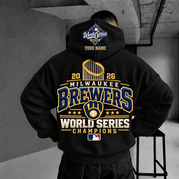 Milwaukee Brewers 2026 World Series Champions Hoodie Personalized Gift For Fan - Limited Edition