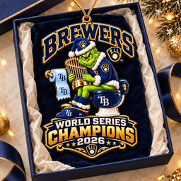 Milwaukee Brewers 2026 World Series Champions Grinch Ornament Christmas Gift For Fan