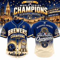 Milwaukee Brewers 2026 World Series Champions Baseball Jersey Gift For Fan - Limited Edition