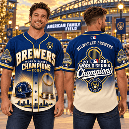 Milwaukee Brewers 2026 World Series Champions Baseball Jersey Gift For Fan - Limited Edition