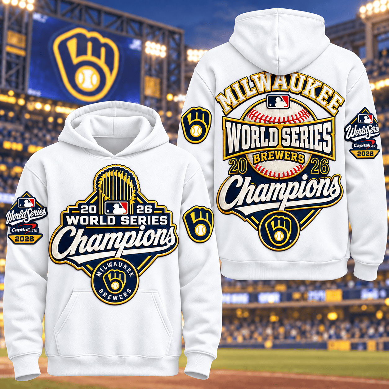 Milwaukee Brewers 2026 World Series Champions T Shirt Sweatshirt Hoodie Gift For Fan - Limited Edition