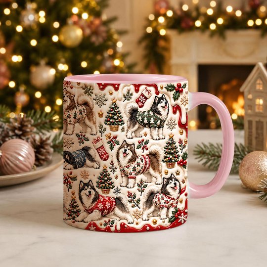 Alaskan Malamute Accent Edge-to-Edge Mug CM26102020