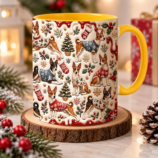 Basenji Accent Edge-to-Edge Mug CM26102023