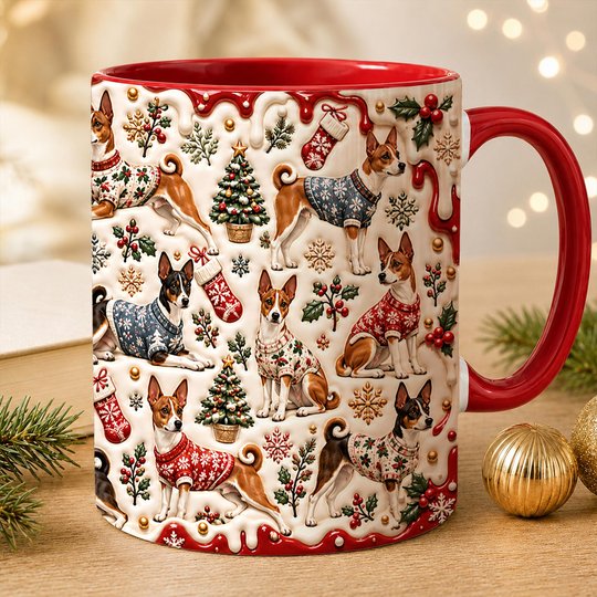 Basenji Accent Edge-to-Edge Mug CM26102023