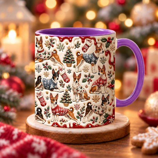 Basenji Accent Edge-to-Edge Mug CM26102023