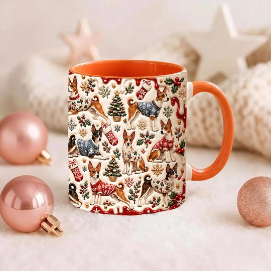 Basenji Accent Edge-to-Edge Mug CM26102023