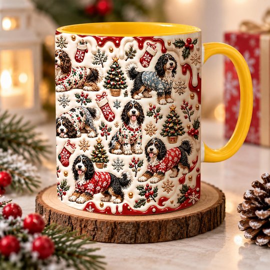 Bernedoodle Accent Edge-to-Edge Mug CM26102026