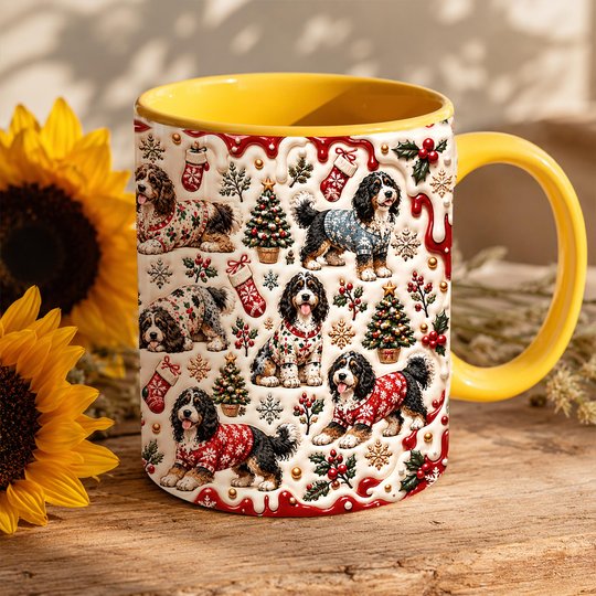 Bernedoodle Accent Edge-to-Edge Mug CM26102026