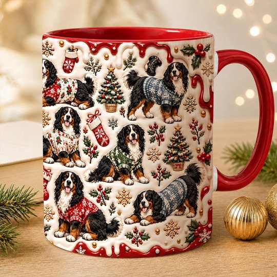 Bernese Mountain Dog Accent Edge-to-Edge Mug CM26102027