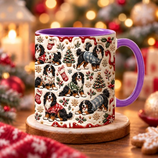Bernese Mountain Dog Accent Edge-to-Edge Mug CM26102027