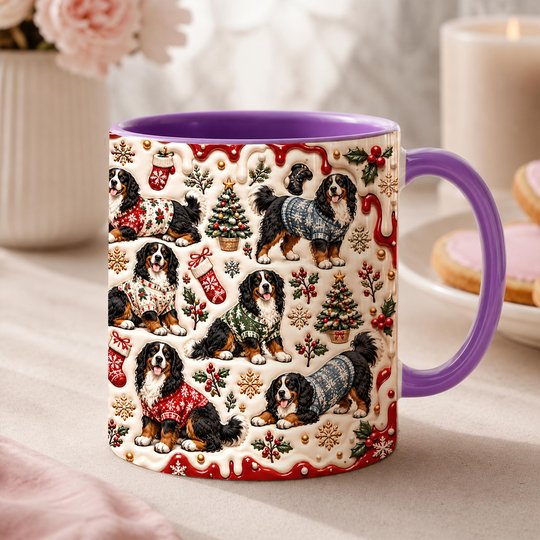 Bernese Mountain Dog Accent Edge-to-Edge Mug CM26102027