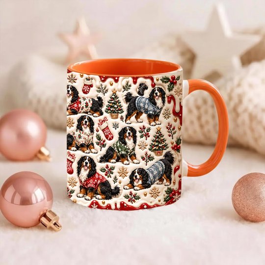Bernese Mountain Dog Accent Edge-to-Edge Mug CM26102027