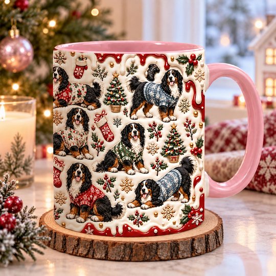 Bernese Mountain Dog Accent Edge-to-Edge Mug CM26102027