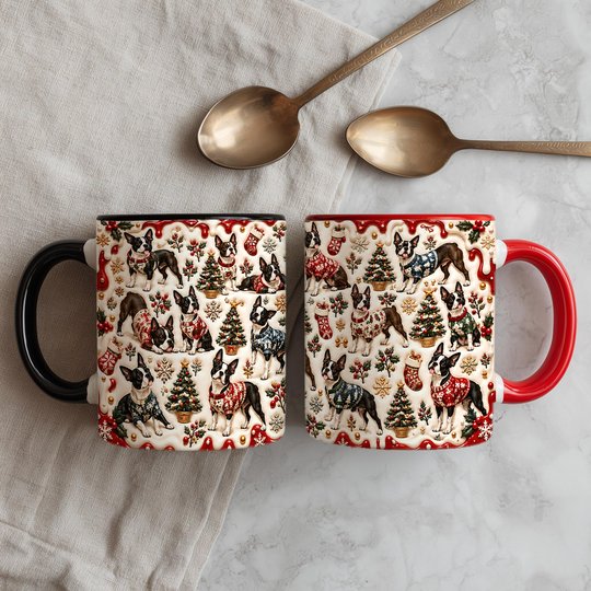 Boston Terrier Accent Edge-to-Edge Mug CM26102028
