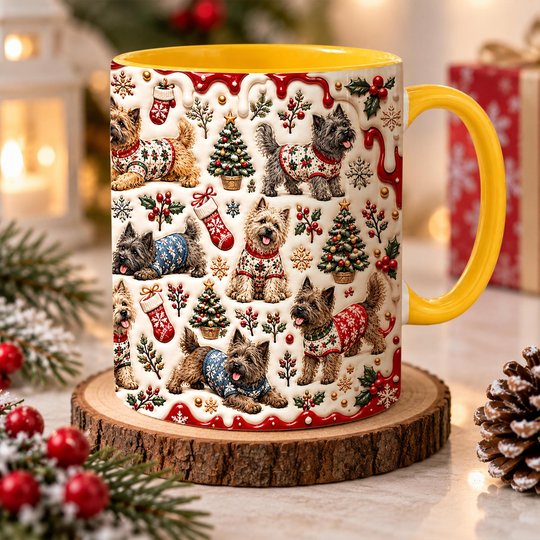 Cairn Terrier Accent Edge-to-Edge Mug CM26102030