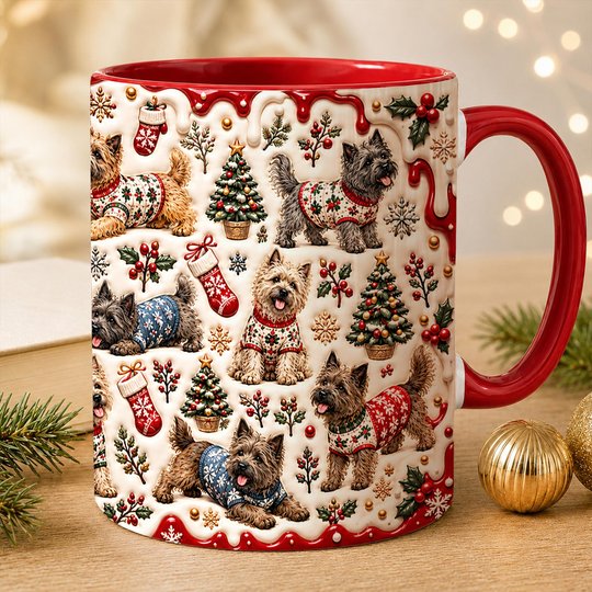 Cairn Terrier Accent Edge-to-Edge Mug CM26102030