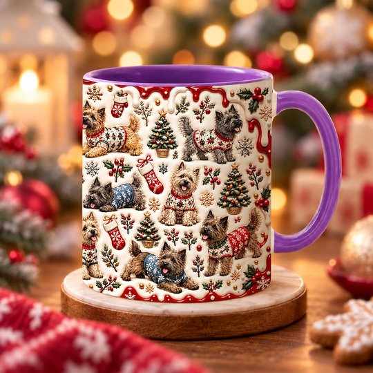 Cairn Terrier Accent Edge-to-Edge Mug CM26102030