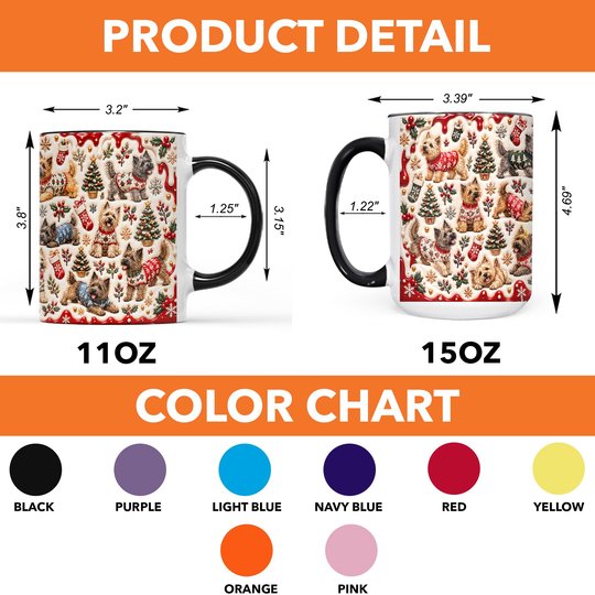Cairn Terrier Accent Edge-to-Edge Mug CM26102030