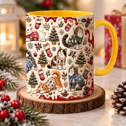 Cat Accent Edge-to-Edge Mug CM26102031