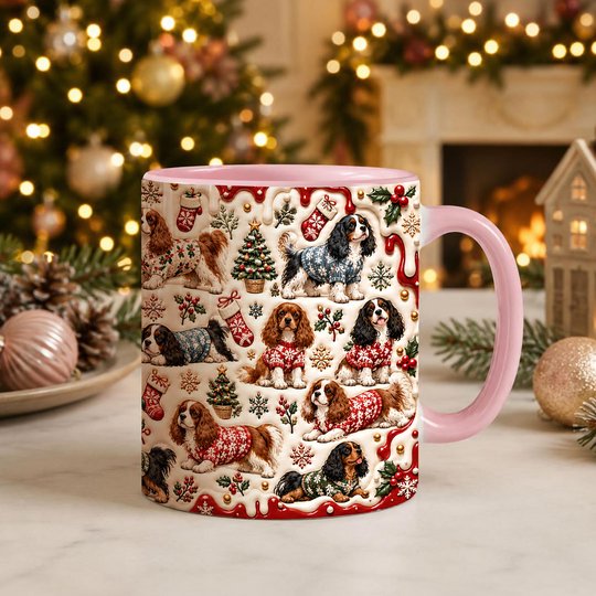 Cavalier King Charles Spaniel Accent Edge-to-Edge Mug CM26102032