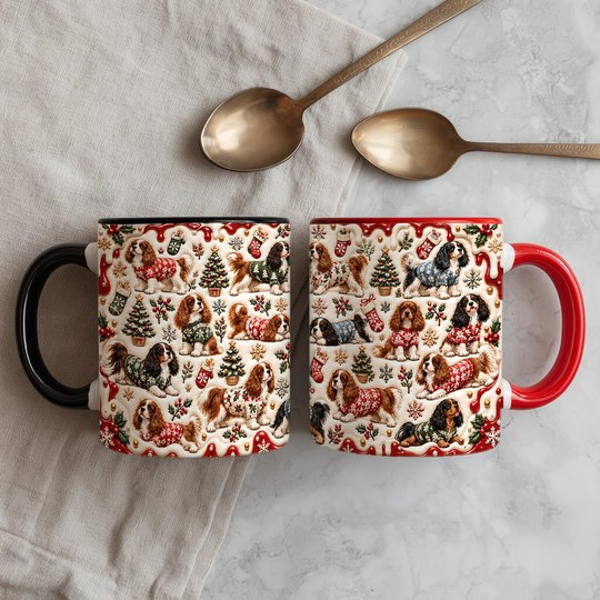 Cavalier King Charles Spaniel Accent Edge-to-Edge Mug CM26102032