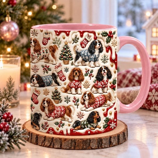 Cavalier King Charles Spaniel Accent Edge-to-Edge Mug CM26102032