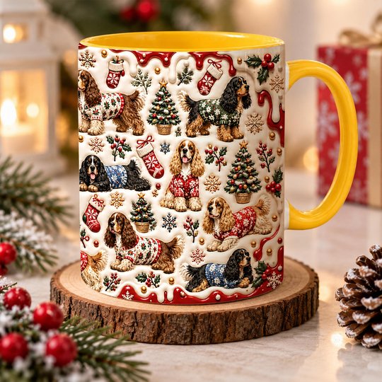 Cocker Spaniel Accent Edge-to-Edge Mug CM26102034