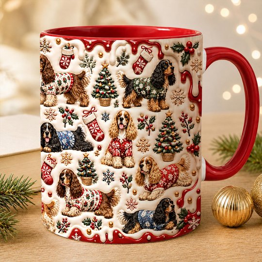 Cocker Spaniel Accent Edge-to-Edge Mug CM26102034