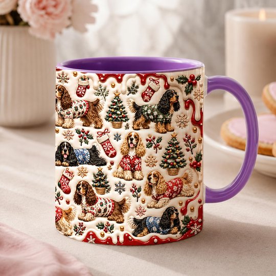 Cocker Spaniel Accent Edge-to-Edge Mug CM26102034