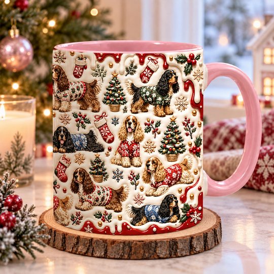 Cocker Spaniel Accent Edge-to-Edge Mug CM26102034