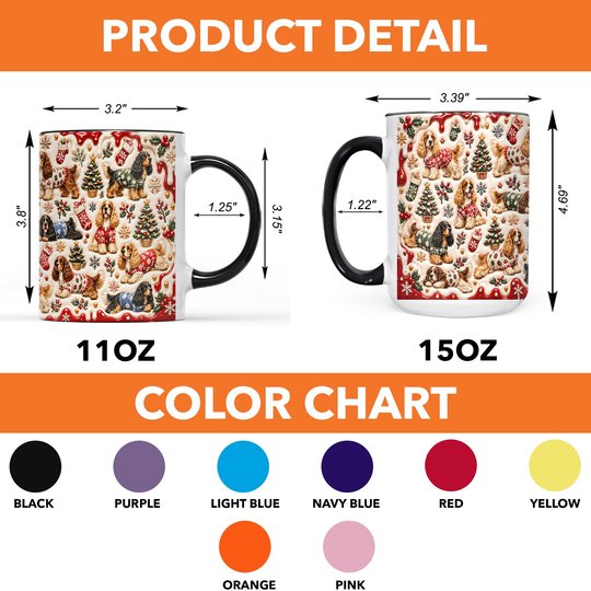 Cocker Spaniel Accent Edge-to-Edge Mug CM26102034