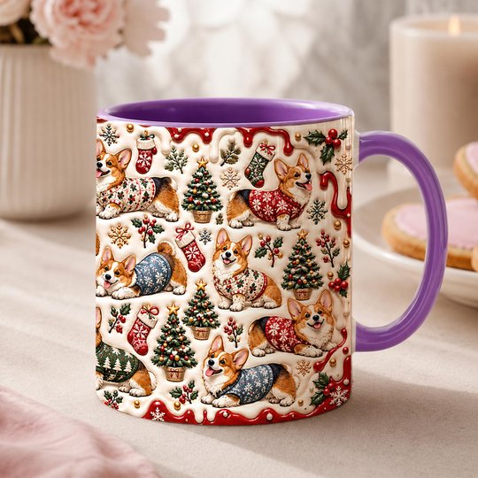 Corgi Accent Edge-to-Edge Mug CM26102035