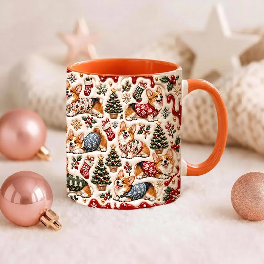 Corgi Accent Edge-to-Edge Mug CM26102035