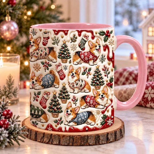 Corgi Accent Edge-to-Edge Mug CM26102035