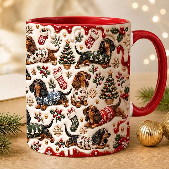 Dachshund Accent Edge-to-Edge Mug CM26102036