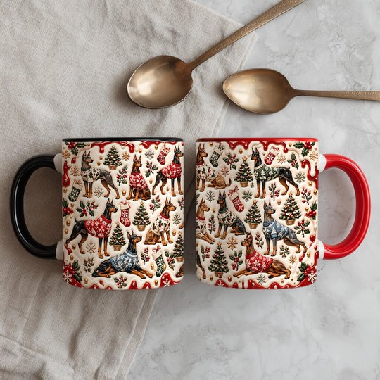 Doberman Accent Edge-to-Edge Mug CM26102037