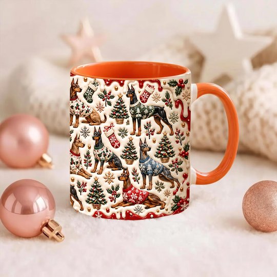 Doberman Accent Edge-to-Edge Mug CM26102037