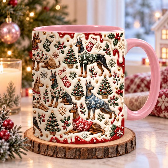 Doberman Accent Edge-to-Edge Mug CM26102037