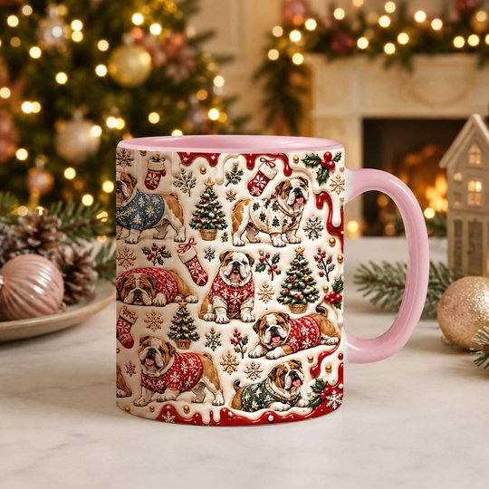 English Bulldog Accent Edge-to-Edge Mug CM26102038