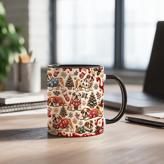 English Bulldog Accent Edge-to-Edge Mug CM26102038