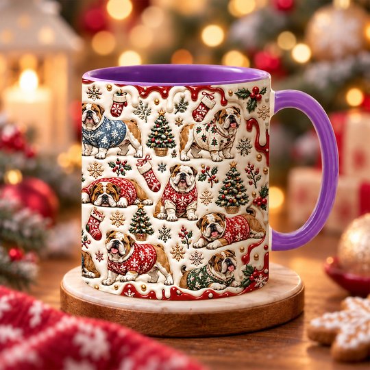 English Bulldog Accent Edge-to-Edge Mug CM26102038