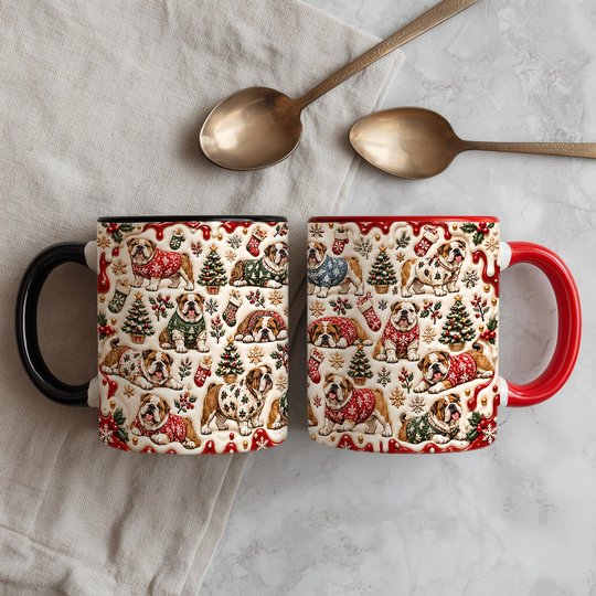 English Bulldog Accent Edge-to-Edge Mug CM26102038