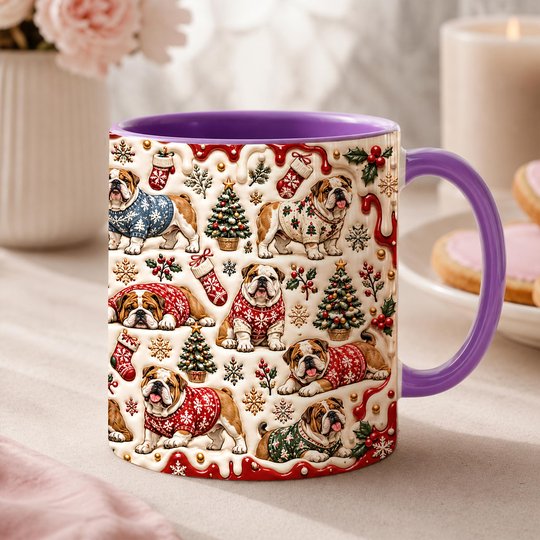 English Bulldog Accent Edge-to-Edge Mug CM26102038